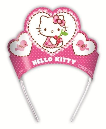 Coronita party Hello Kitty, 6 bucati/set