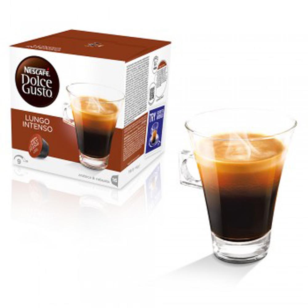 Nescafe Dolce Gusto, Caffe Lungo Intenso, 144 g, 16 capsule/cutie