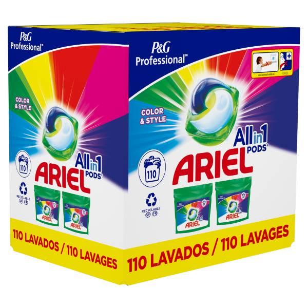Detergent capsule ARIEL All in One PODS Color, 2 bucati x 55 pernute