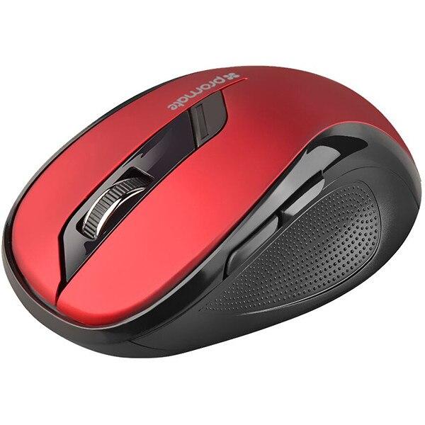 Mouse Wireless Promate Clix-7, 1600 dpi, rosu