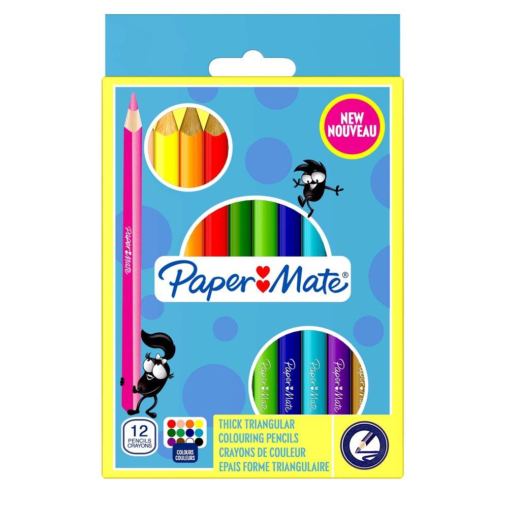 Set creioane colorate Papermate Jumbo