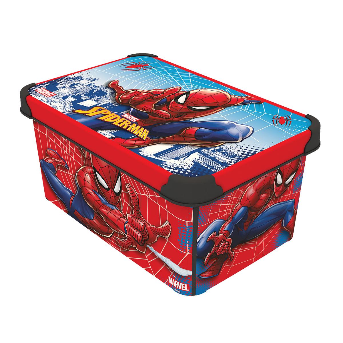 Cutie de depozitare Spiderman, 20L, dimensiune 29x39x23 cm