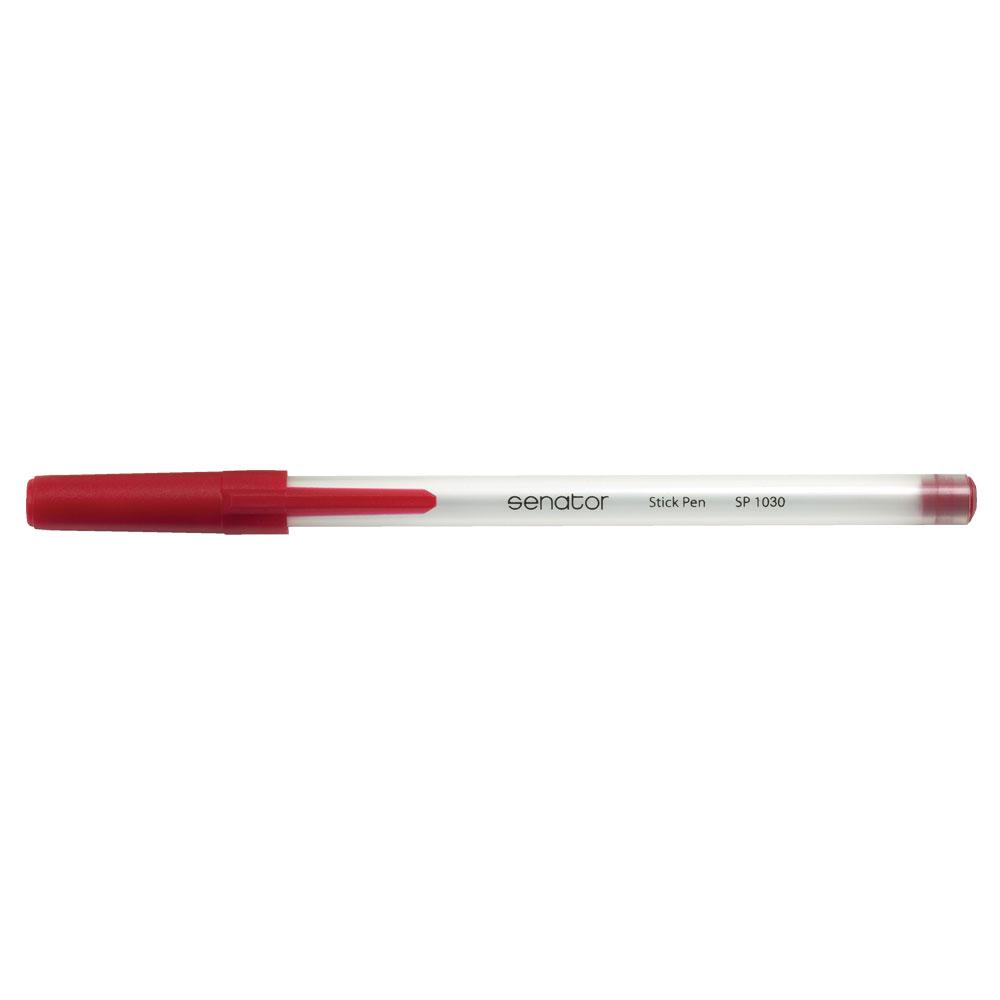 Pix, Senator, Stick Pen, seria 1000, 0.7 mm, plastic, rosu