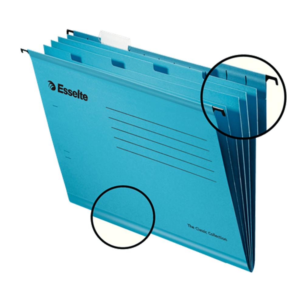 Dosar suspendabil Pendaflex cu separatoare, albastru, A4, 10 buc/set