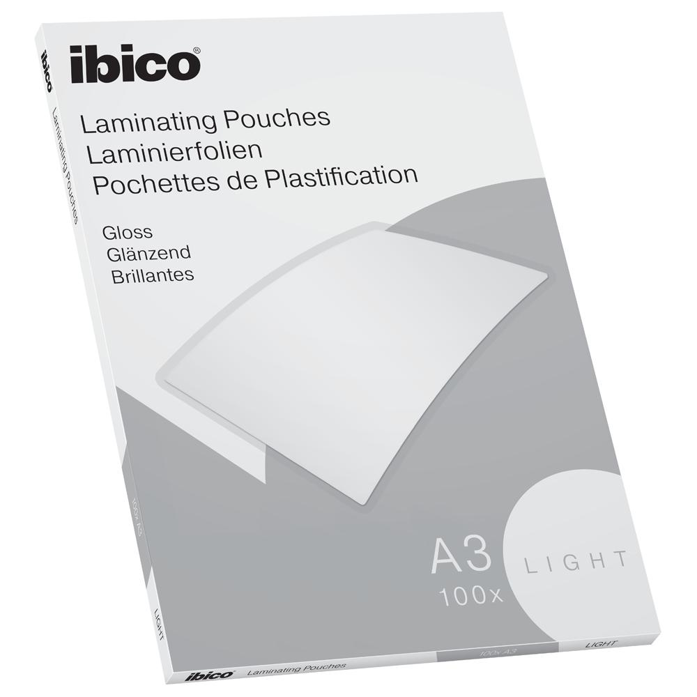 Folie de laminat, Ibico, A3, 75 microni, 100 bucati/set