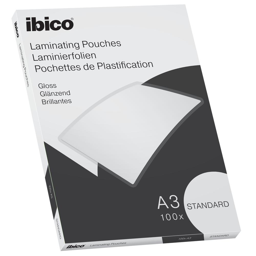 Folie de laminat, Ibico, A3, 125 microni, 100 bucati/set