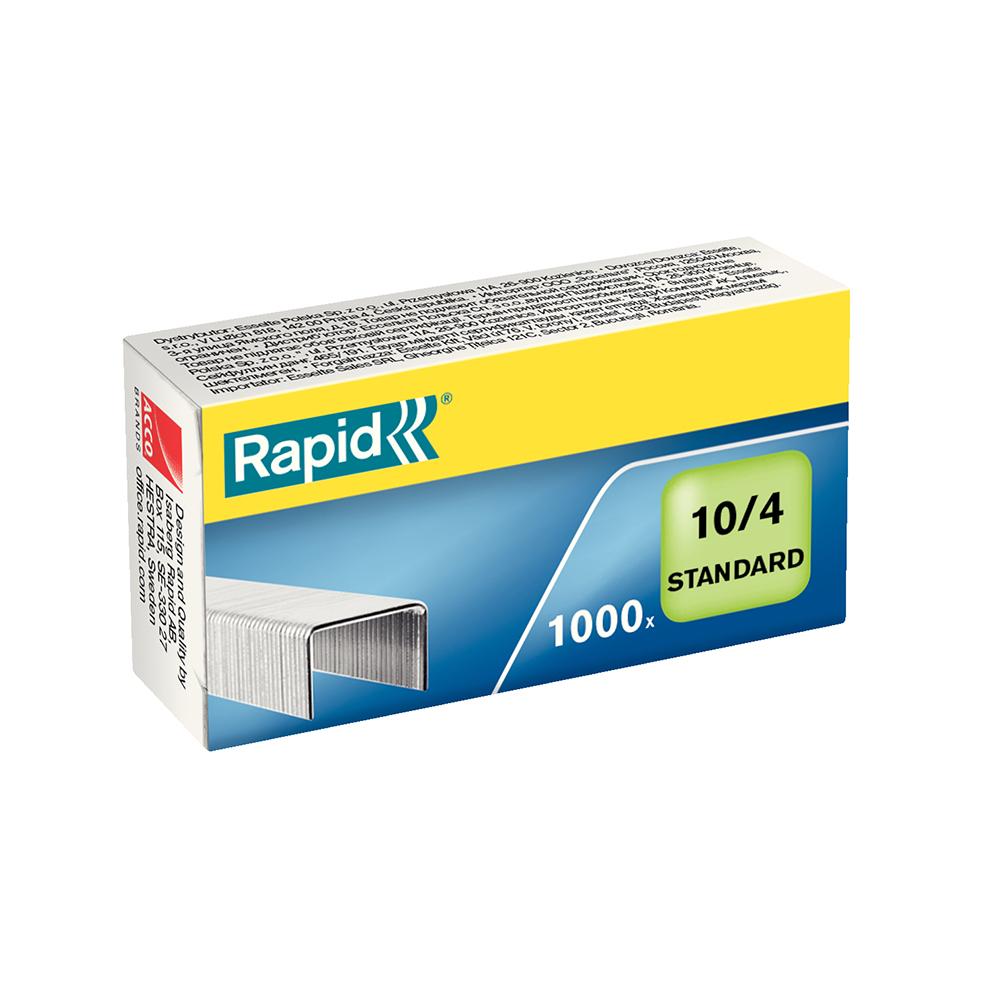 Capse Rapid Standard, 10/4, 2-10 coli, 1000 buc/cutie