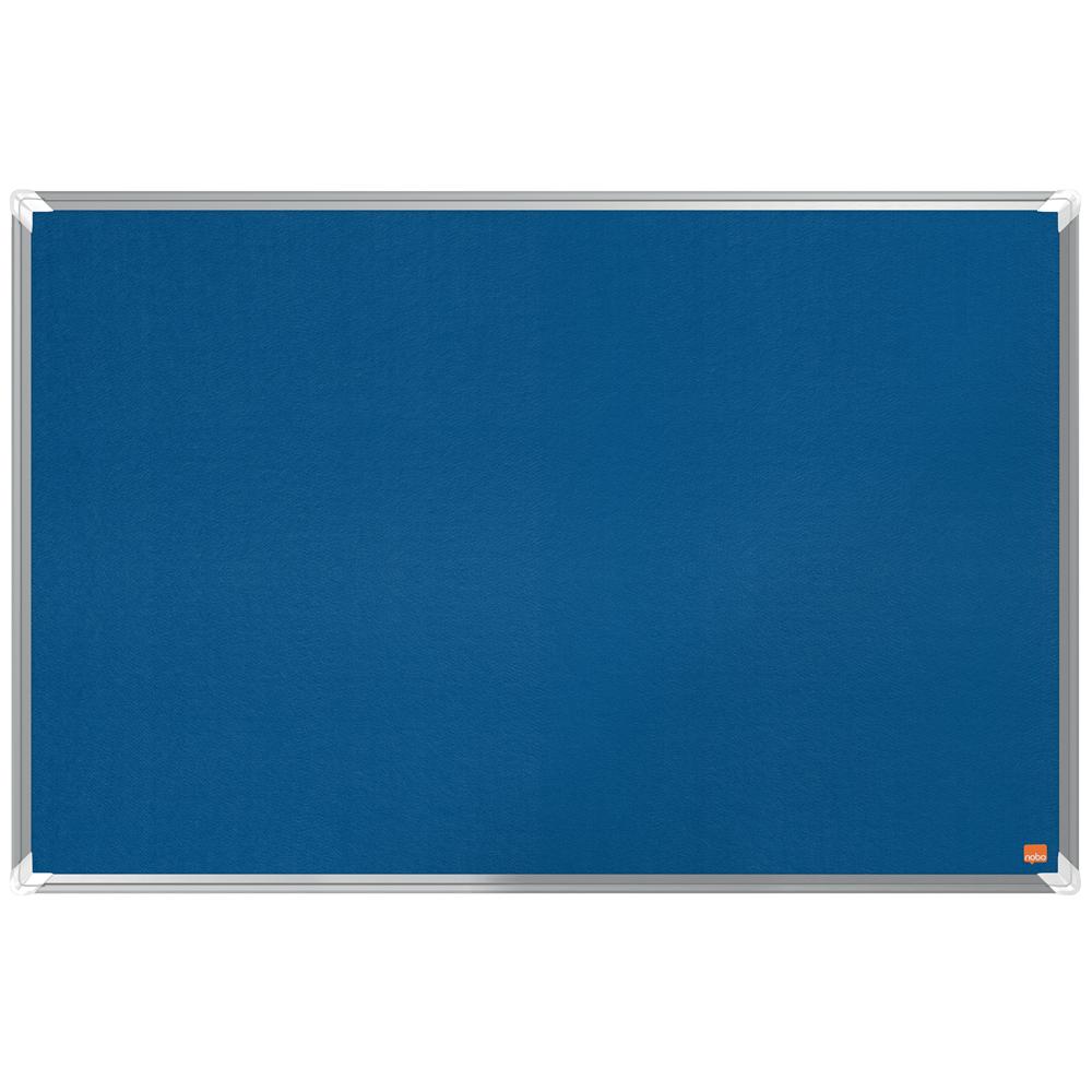 Panou NOBO Premium Plus, material textil, 90x60 cm, albastru