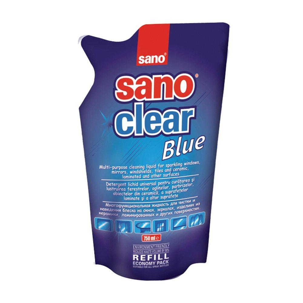 Rezerva detergent Sano pentru geamuri, 750 ml
