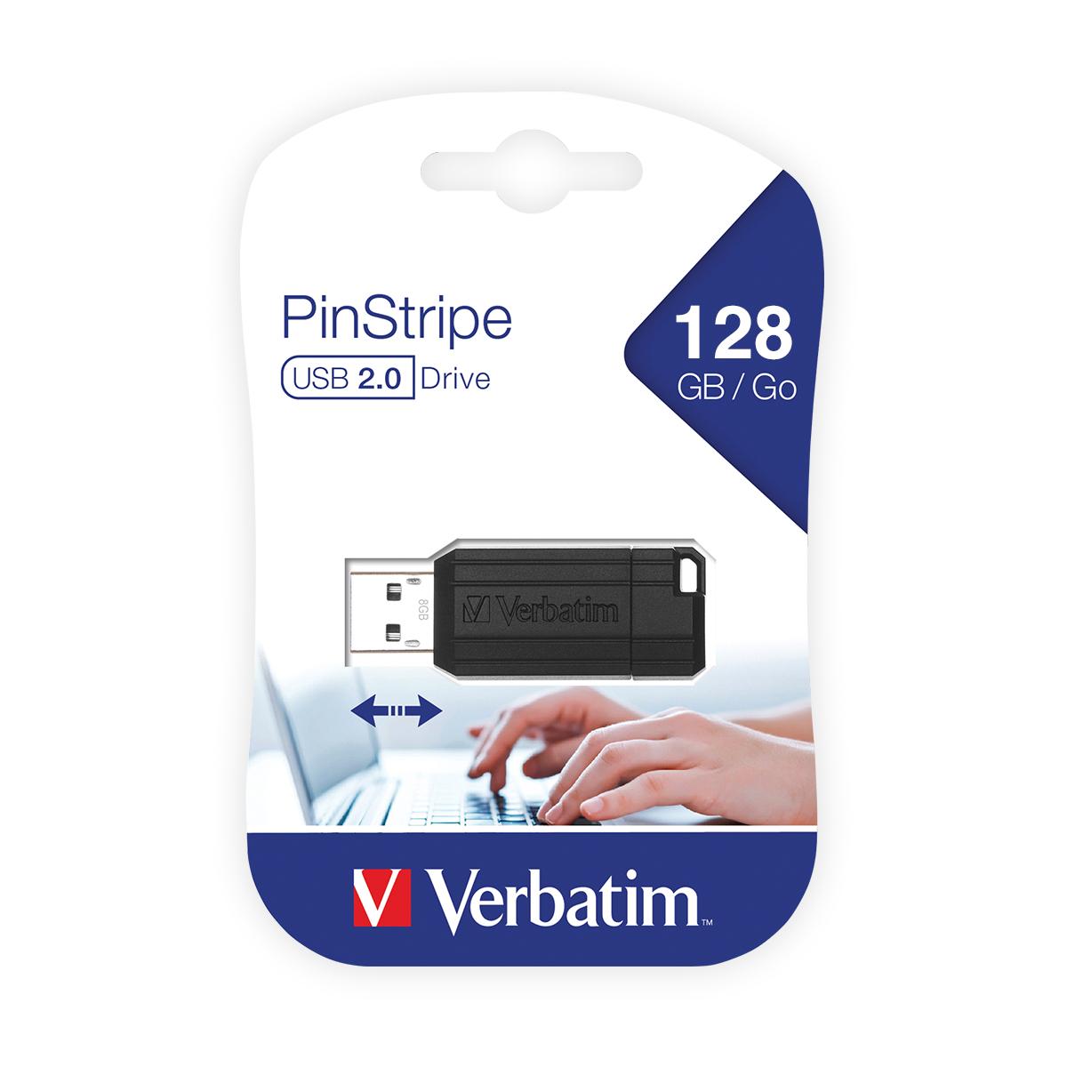 Memorie flash Verbatim, V3, 128 GB, USB 3.0, negru