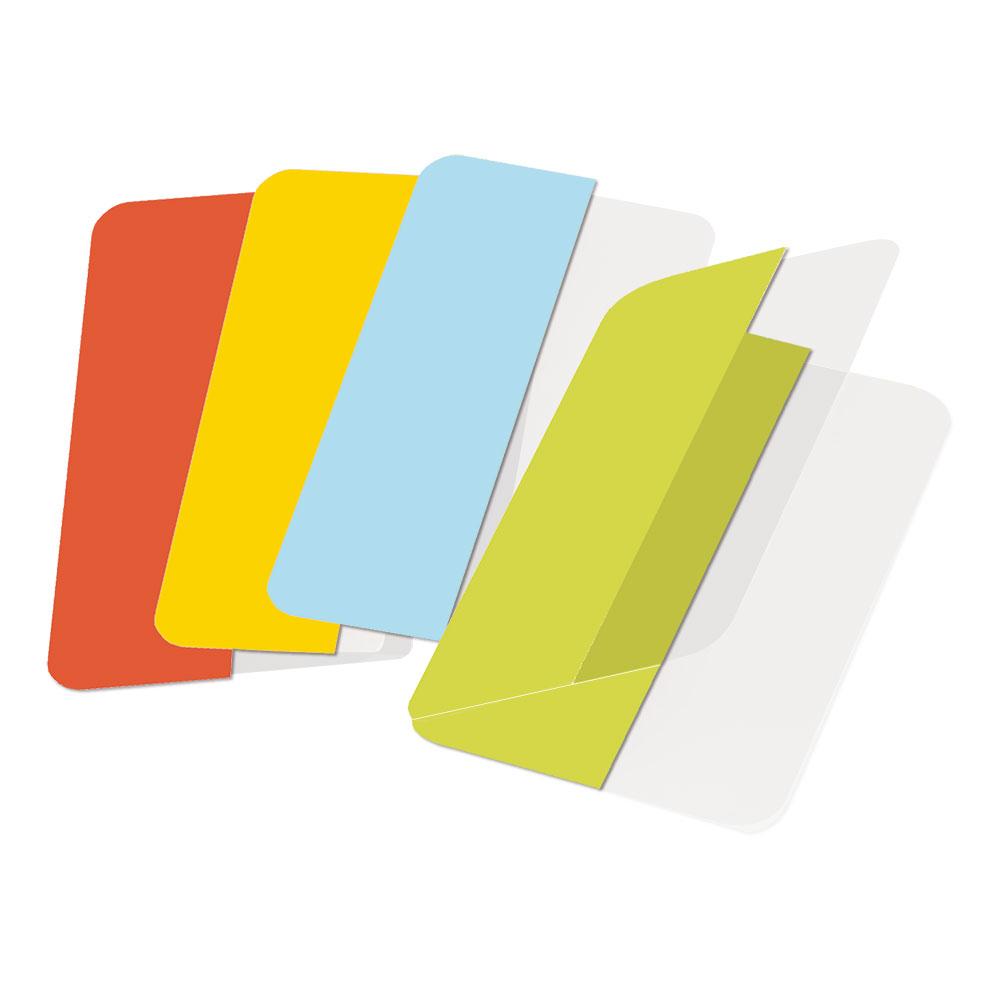 Index permanent twin diferite culori 3L Office, 12 x 40 mm, 24 bucati/set