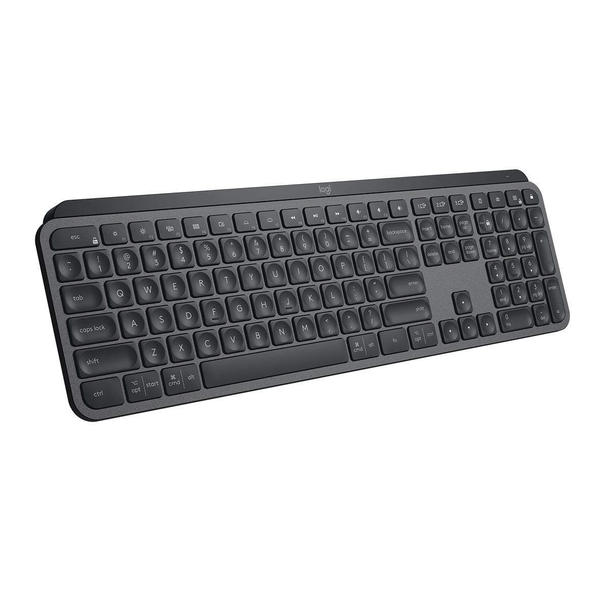 Tastatura Wireless LOGITECH MX, USB, Bluetooth, negru