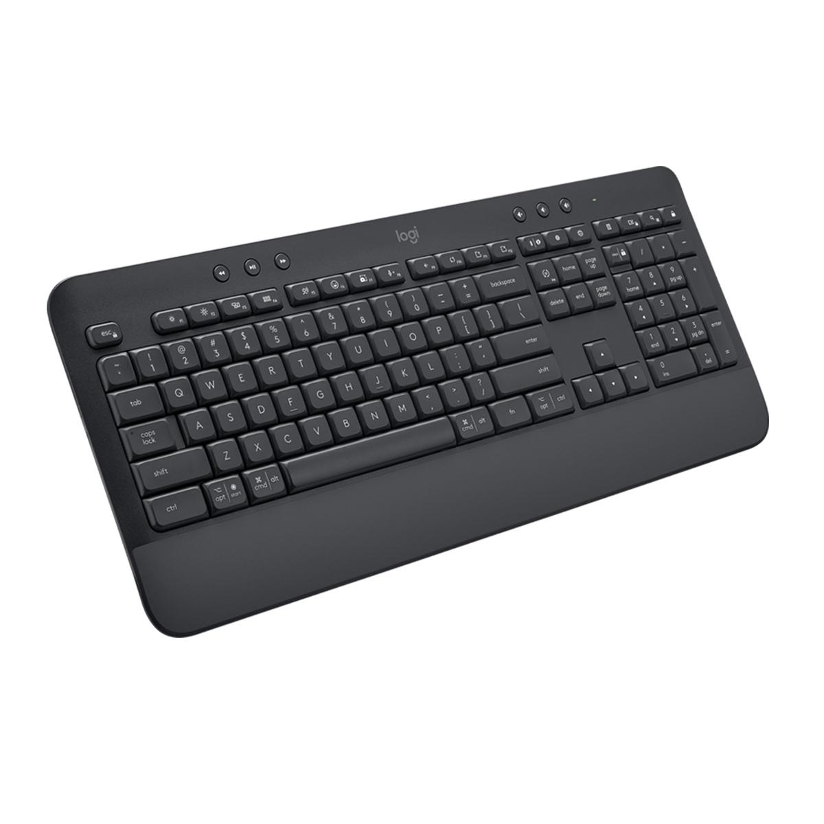 Tastatura Wireless LOGITECH Signature K650i, USB, Bluetooth, grafit