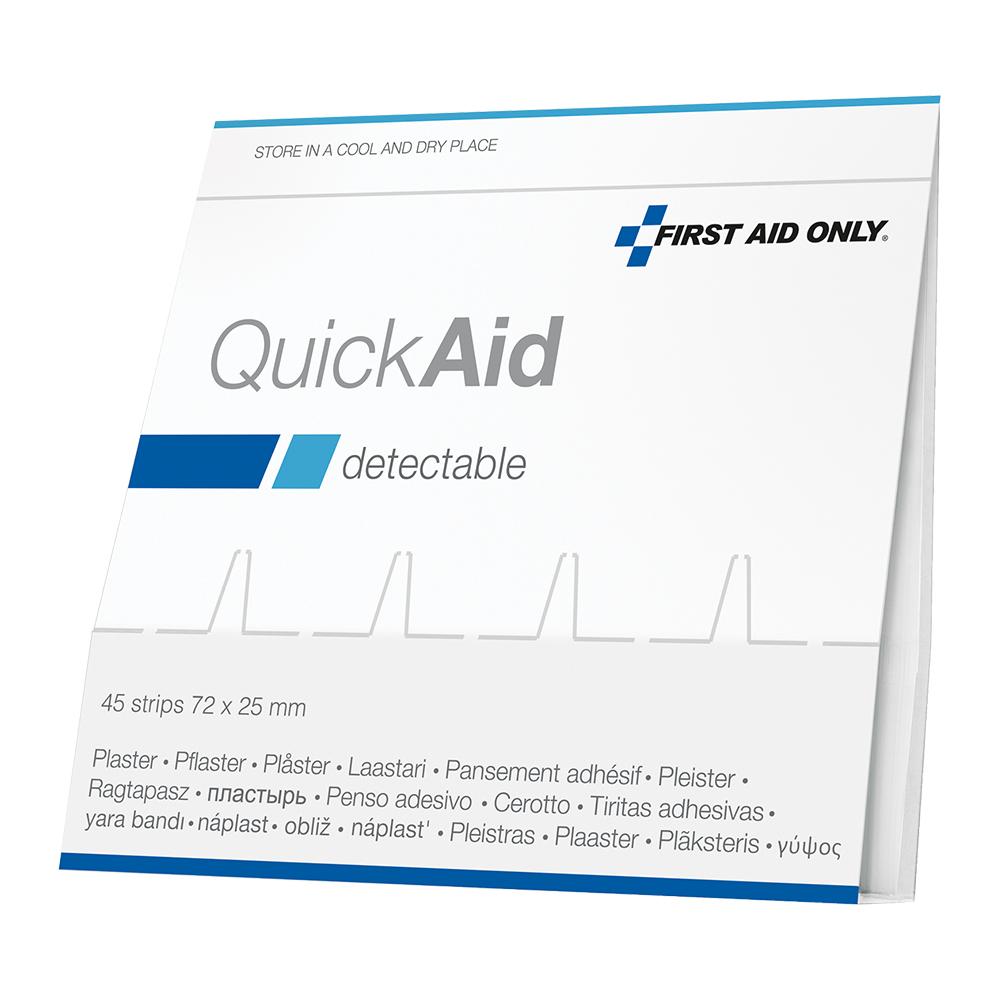 Rezerva Quick Aid, 45 de plasturi detectabili, rezistenti la apa